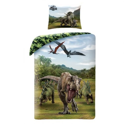 Lenjerie de pat Jurassic World Stegosaurus 140×200cm, 70×90 cm 