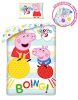 Purcelușa Peppa Boing set de pat 140×200cm, 70×90 cm