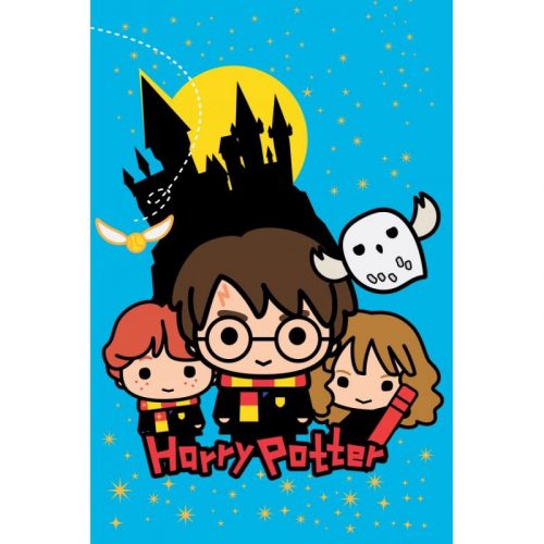 Harry Potter Chibi Wizards pătură din fleece 100x150cm