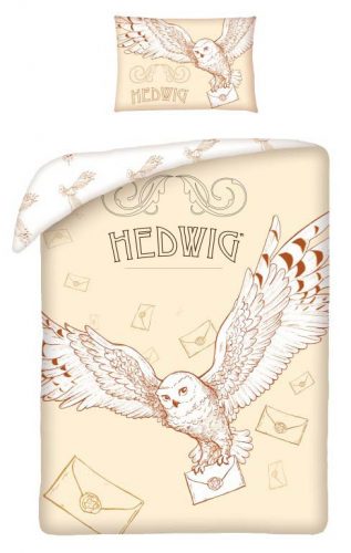 Harry Potter Hedwig lenjerie de pat pentru copii 100x135 cm, 40x60 cm