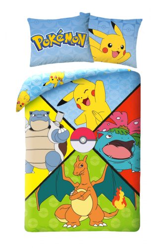 Pokémon Fourfold set de lenjerie de pat 140×200cm, 70×90 cm