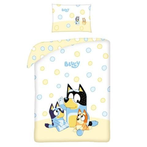 Bluey Set de lenjerie pentru copii 100×135cm, 40×60 cm