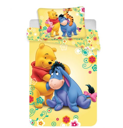 Disney Winnie de Pluș Eeyore Lenjerie de pat pentru copii 100×135 cm, 40×60 cm