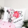 Disney Minnie White lenjerie de pat 140×200cm, 70×90 cm