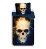 Halloween Dark Set de lenjerie de pat Skull 140×200cm, 70x90cm microfibră