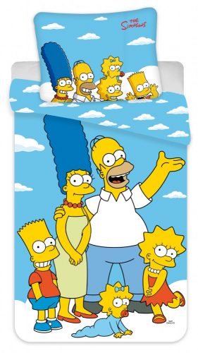 Familia Simpson Clouds set de lenjerie de pat 140×200cm, 70×90 cm