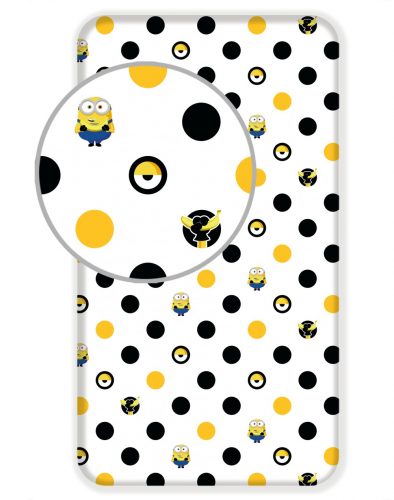 Minionii Banana cearșaf cu elastic 90x200 cm