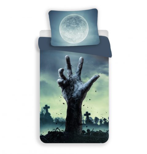 Halloween Moon Set de Lenjerie Zombie 140x200cm, 70x90 cm Microfibră