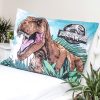 Jurassic World Roar husă de pat fosforescentă 140×200cm, 70x90 cm