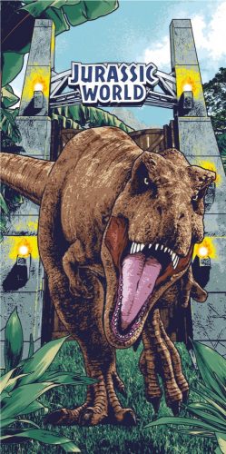 Jurassic World Roar prosop de baie, prosop de plajă 70x140cm