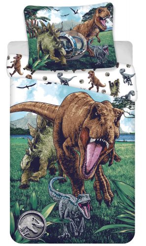 Jurassic World Trio Set de lenjerie de pat 140x200 cm, 70x90 cm