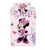 Disney Minnie  Flowers Lenjerie de pat pentru copii 100×135cm, 40×60 cm