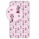 Disney Minnie  Flowers cearșaf elastic 90x200 cm