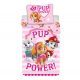 Patrula Cățelușilor Pup Power set de lenjerie de pat 140×200cm, 70×90 cm