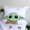 Star Wars Baby Yoda set de lenjerie 140x200 cm, 70x90 cm