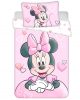 Disney Minnie  Powder pink set de pat pentru copii 100×135 cm, 40×60 cm