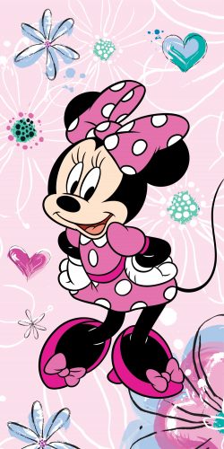 Disney Minnie  Prosop de baie Pink Bow, prosop de plajă 70x140cm