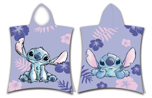 Disney Lilo și Stitch Purple poncho prosop de plajă 50x115 cm