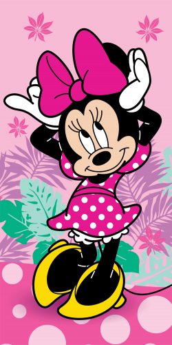 Disney Minnie  Prosop de baie, prosop de plajă Pretty in Pink 70x140cm