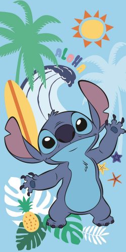 Disney Lilo și Stitch Summer prosop de baie, prosop de plajă 70x140cm