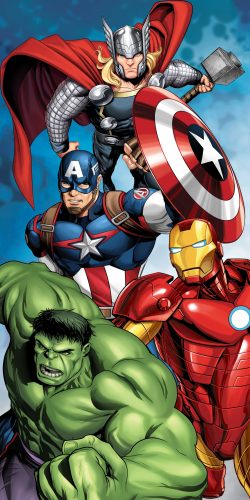 Avengers Prosoape de Baie Power, Prosoape de Plajă 70x140cm