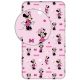 Disney Minnie  Pretty in Pink cearșaf cu elastic 90x200 cm