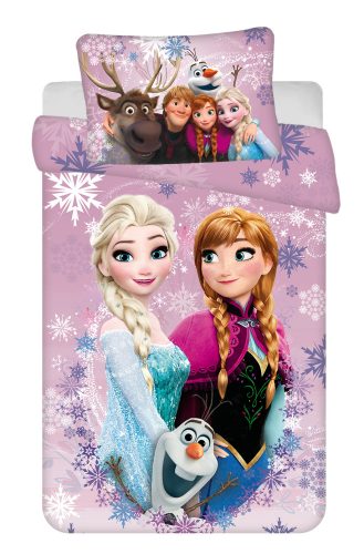 Disney Regatul de gheață Purple Magic lenjerie de pat pentru copii 100×135 cm, 40×60 cm