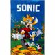 Sonic Speedy prosop de mână arici, prosop de față, prosop 30x50 cm