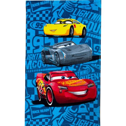 Disney Mașini Speed Champions prosop de mână, prosop pentru față, prosop 30x50 cm