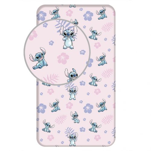 Disney Lilo și Stitch Pink cearșaf elastic 90x200 cm