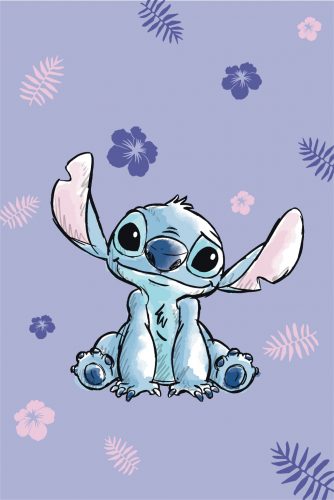 Disney Lilo și Stitch Purple Pătură de microfleece 100x150cm