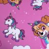 Patrula Cățelușilor Unicorn Dreams cearșaf cu elastic 90x200 cm