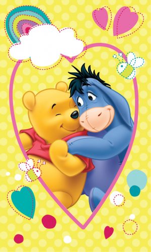 Disney Winnie de Pluș Smile prosop de mână, prosop pentru față 30x50cm