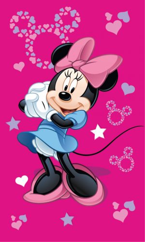 Disney Minnie  Pink prosop de mână, prosop pentru față 30x50cm