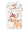 Disney Bambi Beige lenjerie de pat pentru copii 100×135cm, 40×60 cm