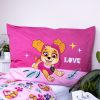 Patrula Cățelușilor Pink Love set de lenjerie de pat 140x200cm, 70x90 cm microfibră