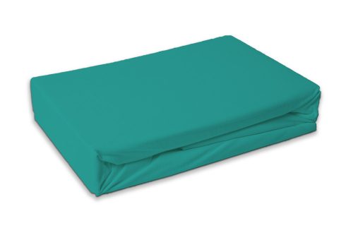 Colorat Turquoise Green Cearsaf din pânză elastică verde 90x200 cm