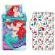 Prințesele Disney Ariel set de lenjerie de pat cu cearșaf cu elastic