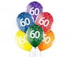 La mulți ani Balon colorat La mulți ani 60, set de 6 bucăți 12 inch (30cm)