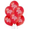 Iubire I Love You Red balon, 6 bucăți 12 inch (30 cm)