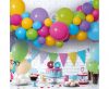 Colorat Colorful balon, set ghirlandă de baloane 65 buc