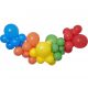 Colorat Rainbow set de ghirlande cu balon 65 buc