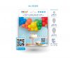 Colorat Rainbow set de ghirlande cu balon 65 buc