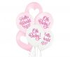 Bebe Balon pastel Oh Girl, 6 buc 12 inch (30cm)