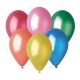 Colorat Metal Multicolor, balon, 100 buc 10 inchi (26 cm)