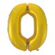 Numere Gold Mat Balon folie aurie număr 0, 92 cm