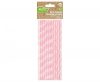 Colorat Light Pink Polka Dots Set Paie din Hârtie Roz 24 buc