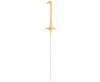 Numere Gold Artificiu Aurie Numărul 1 17 cm