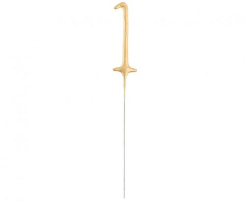 Numere Gold Artificiu Aurie Numărul 1 17 cm