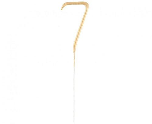 Numere Gold, Steluțe strălucitoare de aur nr. 7, 17 cm